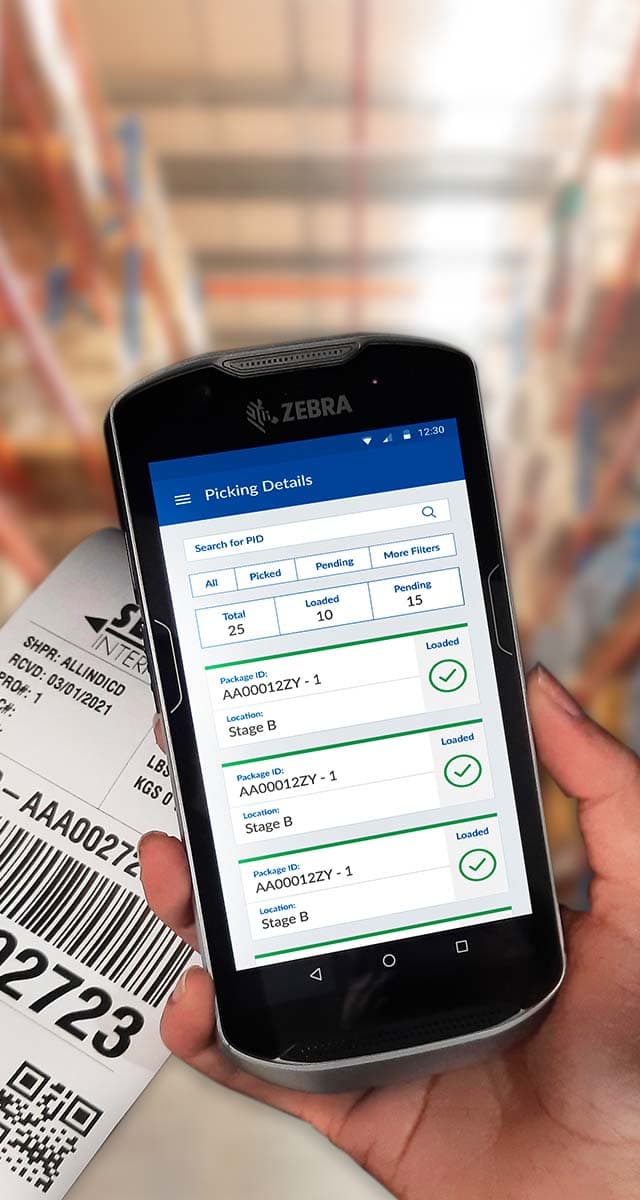 Reduced Inefficiencies & Walking Time with a Custom Warehouse Management System Mobile App